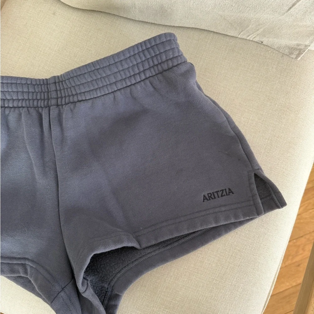 Aritzia Sweatfleece Perfect Fit Shorts - Picture 3 of 7